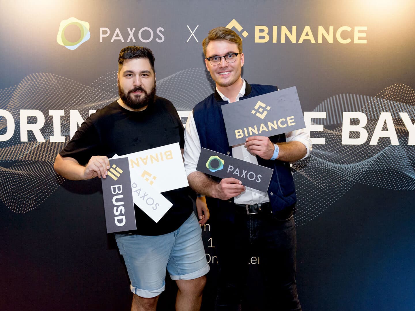Binance and Paxos after-party activation