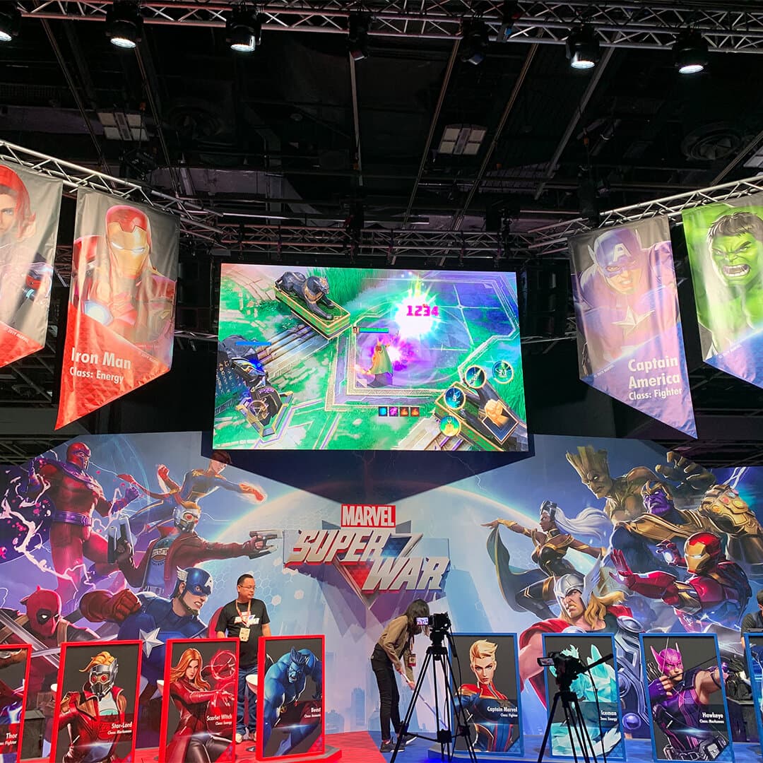Disney GameStart live gaming event activation in Singapore
